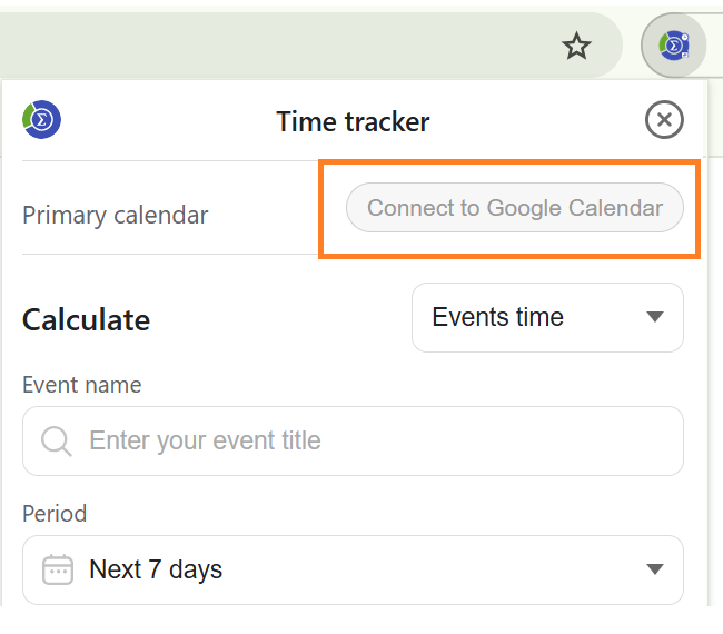 Popup window screenshot